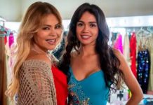 Gisela Valcárcel y Mayra Goñi