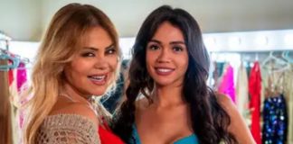 Gisela Valcárcel y Mayra Goñi