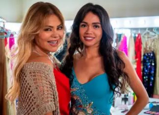 Gisela Valcárcel y Mayra Goñi