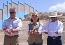 Gobierno inaugura un reservorio en Arequipa Gobierno inaugura un reservorio en Arequipa