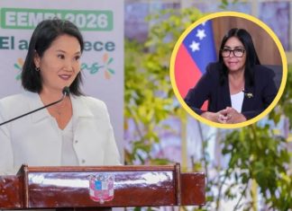 Keiko Fujimori cuadró con Delcy Rodríguez expulsar a chamos