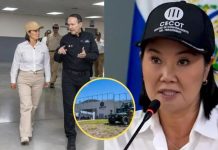 Keiko Fujimori visitó el CECOT