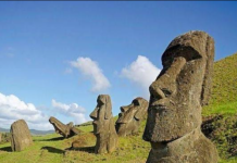 Los Moáis, estas colosales estatuas de piedra