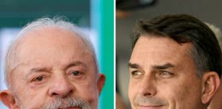 Luiz Inácio Lula da Silva y Flávio Bolsonaro