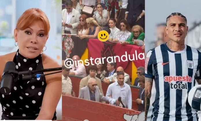 Magaly Medina ‘Urraca’ y Paolo Guerrero ni se miraron