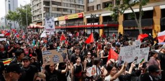 Marchan contra recortes de Kast Marchan contra recortes de Kast