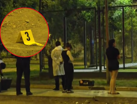 Muere por balacera en losa deportiva Muere por balacera en losa deportiva