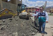 OEDI analiza los suelos en colegio