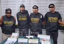 PNP capturó a cuatro en operativo en SMP PNP capturó a cuatro en operativo en SMP