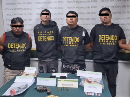 PNP capturó a cuatro en operativo en SMP