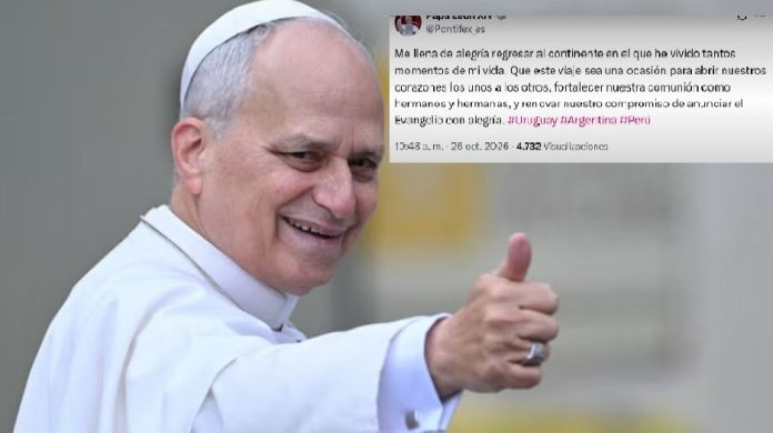 Papa León XIV “Me llena de alegría”
