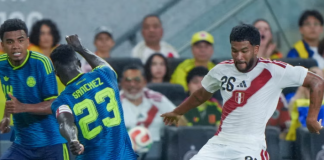Perú cayó ante Colombia 2-0 Perú cayó ante Colombia 2-0