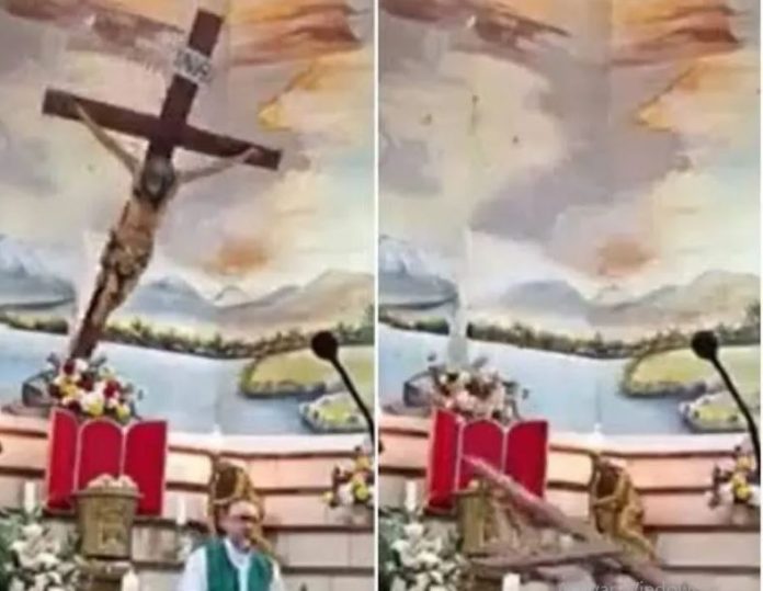 Sacerdote murió aplastado por cruz Sacerdote murió aplastado por cruz