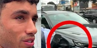 Said Palao choca su automóvil en Surco
