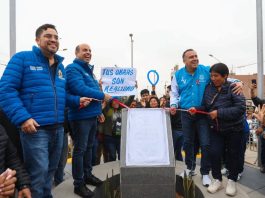 Ventanilla luce pistas, veredas y parques en Nuevo Pachacútec