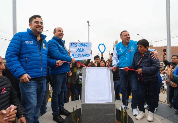 Ventanilla luce pistas, veredas y parques en Nuevo Pachacútec