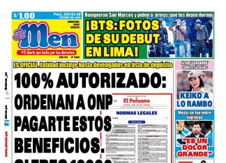 Portada Diario El Men (8/10/2026)