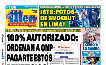 Portada Diario El Men (8/10/2026)
