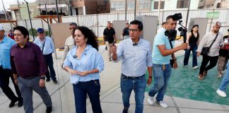 Alcalde Hernán Sifuentes y diputada Cecilia Chacón reafirmaron alianza para consolidar importantes obras en SMP