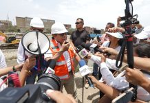 GORE Callao descolmata el río chillón para prevenir desbordes ante posibles efectos del fenómeno de el niño