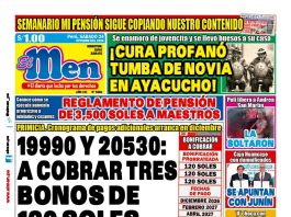 Portada Diario El Men (24/10/2026)